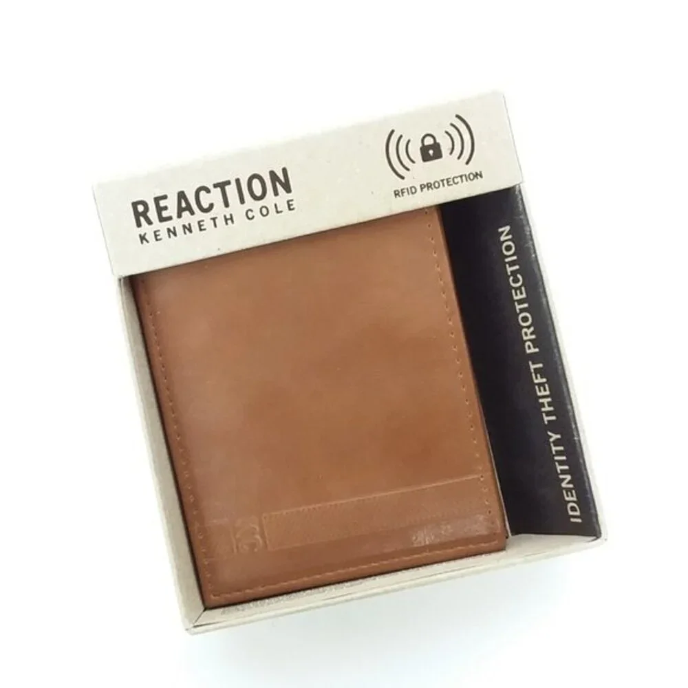 Reaction Kenneth Cole Tan RFID Wallet